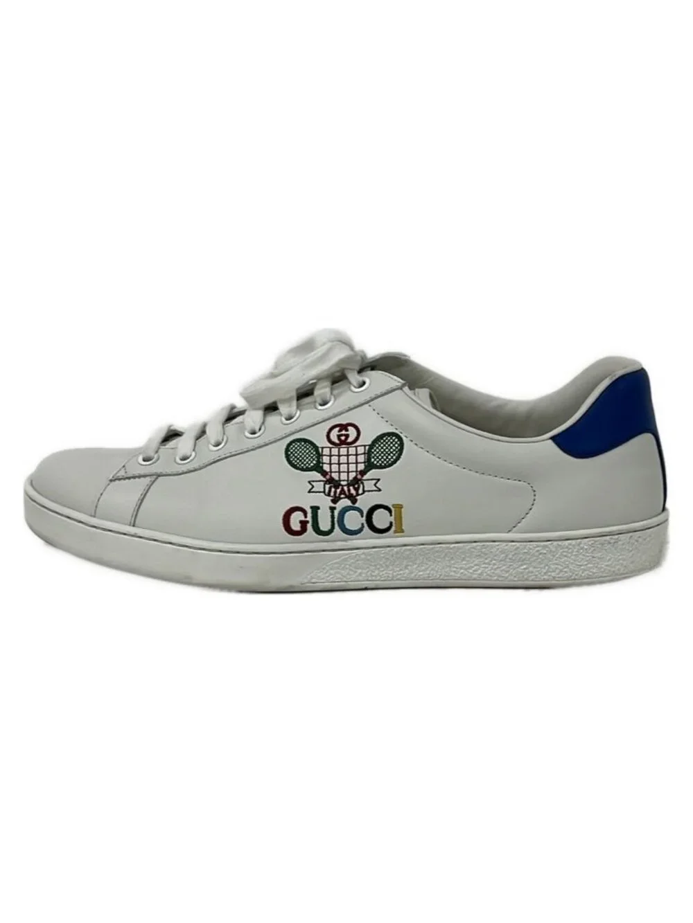 Gucci Sneakers 8.5 Ace Tennis White Leather